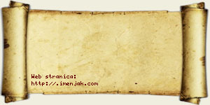 Kristina Paravac vizit kartica